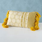 Perna decorativa din bumbac Tonniya Galben / Alb, L50xl27 cm