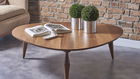 Masa de cafea din MDF si pal, Valeri Nuc, L116xl98xH38 cm