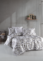 Lenjerie de pat din bumbac, Risus Multicolor, 200 x 220 cm