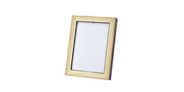 Rama foto decorativa, din metal si plastic, Valentin Auriu, 10 x 21 cm