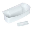 Recipient pentru colectare deseuri bucatarie, din plastic, Waste Alb, L32,5xl9xH17,5 cm