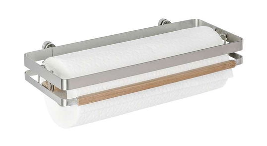 Suport metalic pentru role de bucatarie, Premium Crom, l31,5xA13xH4 cm