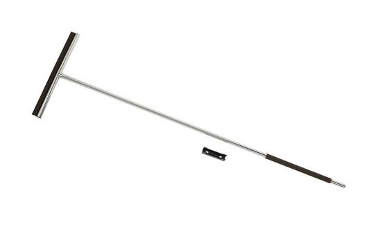 Racleta suprafete multiple cu suport, din otel, Rosole Crom, L40xl3xH133 cm