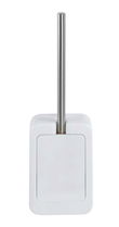 Perie de toaleta cu suport din PVC, Osimo Alb / Crom, L12xl6xH41 cm