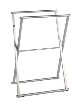 Suport prosoape de baie, din metal, Lava Crom, l53,5xA35xH80,5 cm