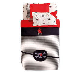 Lenjerie de pat copii Pirate Multicolour