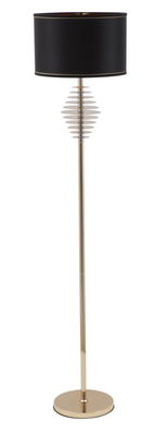 Lampadar Round Negru / Auriu