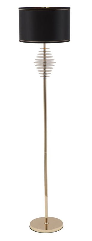 Lampadar Round Negru / Auriu