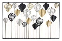 Decoratiune metalica de perete Lex A Multicolor, l120xA2,5xH78,5 cm