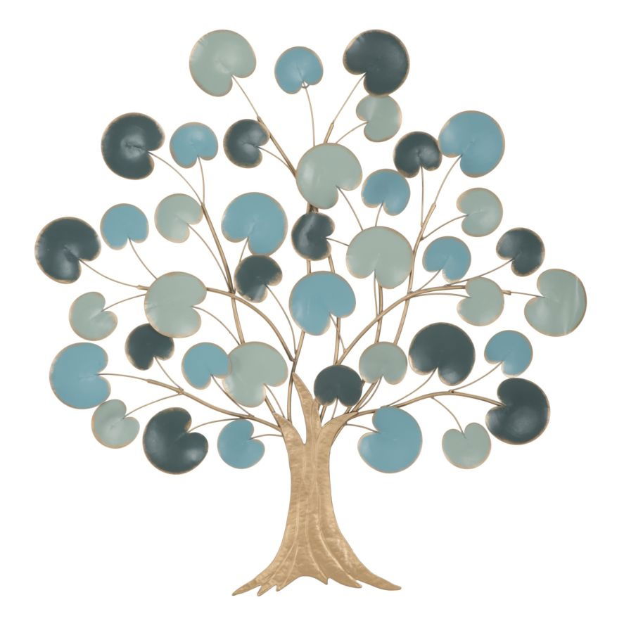 Decoratiune metalica de perete Apple Multicolor, l89xA2,5xH90 cm