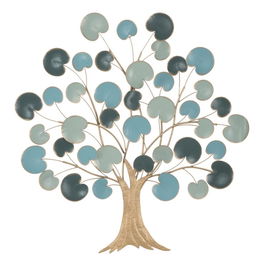 Decoratiune metalica de perete Apple Multicolor, l89xA2,5xH90 cm