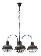 Lustra din metal Bronks Negru