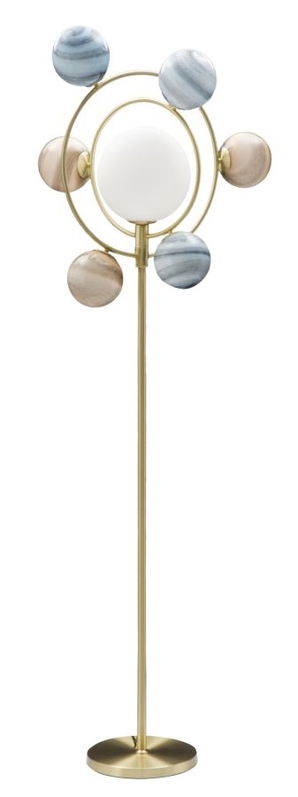 Lampadar Universe Auriu / Multicolor