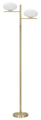 Lampadar Glamy Oval Auriu / Alb