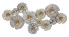 Decoratiune metalica de perete, Holes Multicolor, l119xA7xH59,5 cm