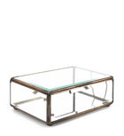Cutie pentru depozitare din sticla si metal Box Large, L20xl13xH7 cm