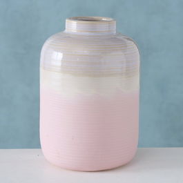 Vaza decorativa din ceramica, Elodie Multicolor Lucios, Ø12xH18 cm