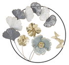 Decoratiune metalica de perete, Campur Round Multicolor, l78,5xA5xH74 cm