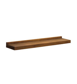 Etajera suspendata din lemn si furnir, Flamingo Large Nuc, l115xA25xH8 cm