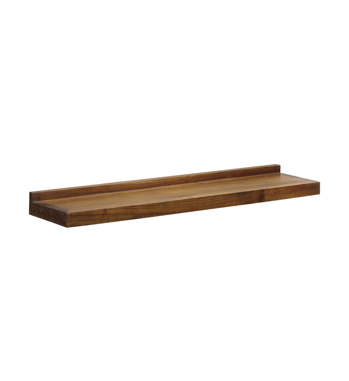 Etajera suspendata din lemn, Star Long Nuc, l115xA25xH8 cm