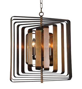 Lustra Luxury Square Cupru