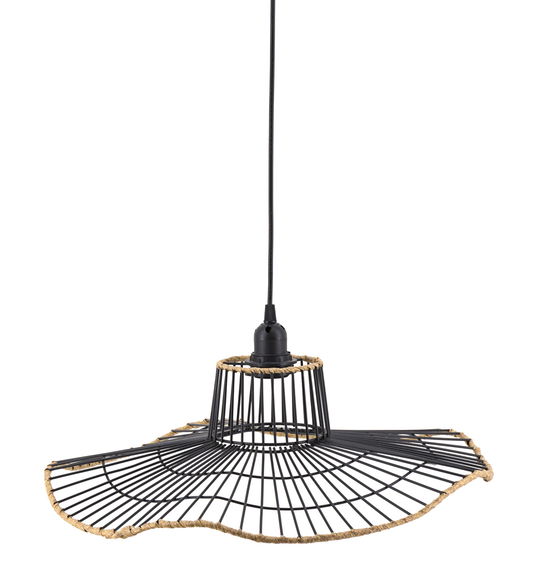 Lustra Irregular Ceiling Negru / Natural