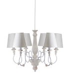 Lustra Wooden SP6 Alb / Ivoir