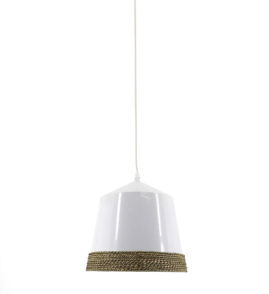 Lustra Ceiling Rope Alb