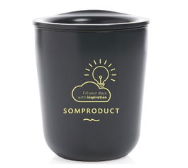 Pahar termos din otel inoxidabil, Simplistic Gri, 250 ml, SomProduct