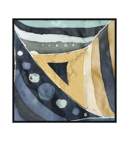Tablou Canvas Arles Asymmetric Multicolor, 82 x 82 cm