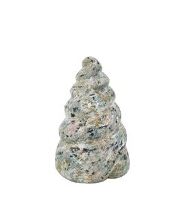 Decoratiune din lemn de albasia, Ethnic Conch Multicolour, Ø10xH17 cm