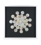 Decoratiune de perete, Diana Circles Multicolor, 60 x 60 cm