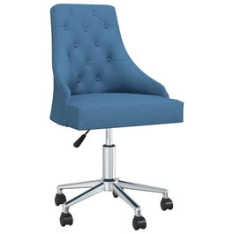 Scaun de birou tapitat cu stofa, Harry, l52xA57xH95,5-105,5 cm