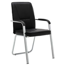 Scaun de birou tapitat cu piele ecologica, Remi Negru, l56xA61xH94cm