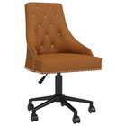Scaun de birou tapitat cu stofa, Jack Velvet, l52xA57xH95,5-105,5 cm