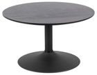 Masa de cafea din pal si metal, Ibiza Antracit / Negru, Ø70xH40 cm