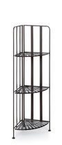 Raft pliabil pentru gradina / terasa, din metal, Ray Corner Small Maro Inchis, L49xl36xH120 cm