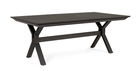 Masa extensibila de gradina / terasa din metal, Kenyon Large Antracit, L200-300xl110xH76 cm