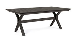 Masa extensibila de gradina / terasa din metal, Kenyon Large Antracit, L200-300xl110xH76 cm