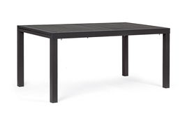 Masa extensibila de gradina / terasa din metal, Hilde Medium Antracit, L160-240xl90xH75 cm