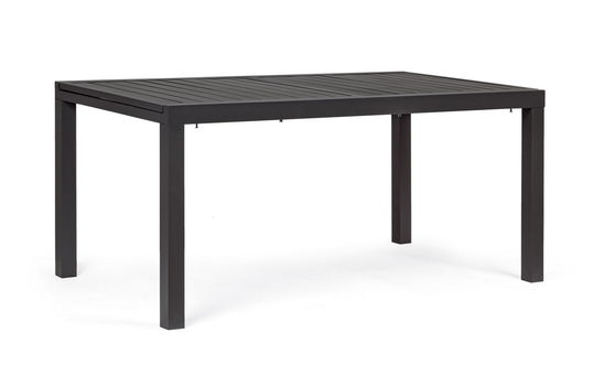 Masa extensibila de gradina / terasa din metal, Hilde Medium Antracit, L160-240xl90xH75 cm