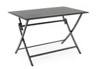 Masa pliabila de gradina / terasa din metal, Elin Antracit, L110xl70xH71 cm