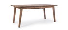 Masa extensibila de gradina / terasa din lemn de salcam, Varsavia Natural, L180-240xl90xH76 cm