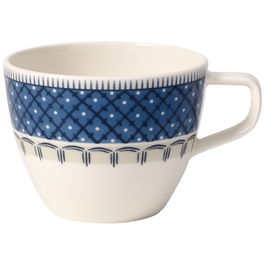 Set 6 cesti cafea din portelan, Casale Blu Alb / Albastru, 250 ml, Villeroy & Boch