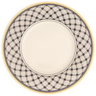 Set 6 farfurioare pentru paine si unt, din portelan, Promenade Bej / Negru, 17,8 cm, Villeroy & Boch