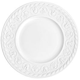 Set 6 farfurioare pentru paine si unt, din portelan, Cellini Alb, 17,5 cm, Villeroy & Boch