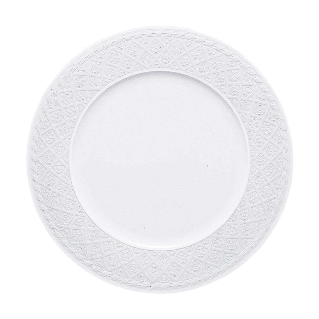 Platou servire din portelan, Cellini Alb, Ø30,7 cm, Villeroy & Boch