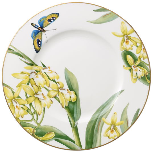 Set 6 farfurii salata, din portelan, Amazonia Anmut Multicolor, 22,5 cm, Villeroy & Boch