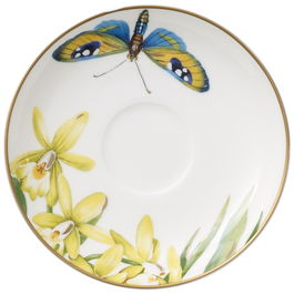 Set 6 farfurioare cesti Espresso, din portelan, Amazonia Anmut Multicolor, 12 cm, Villeroy & Boch