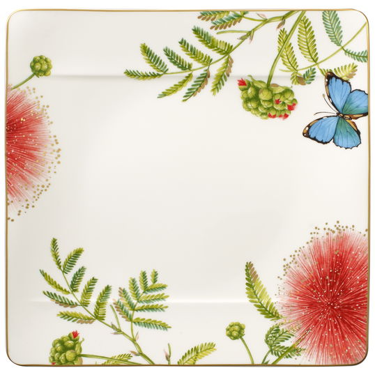 Set 6 farfurii intinse din portelan, Amazonia Multicolor, 27 cm, Villeroy & Boch